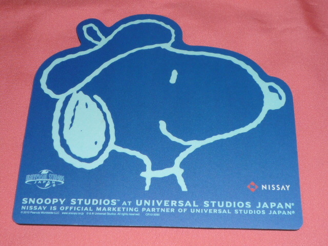 激レア!2010年 日本生命 オリジナル!スヌーピー マウスパッド (非売品)拍卖