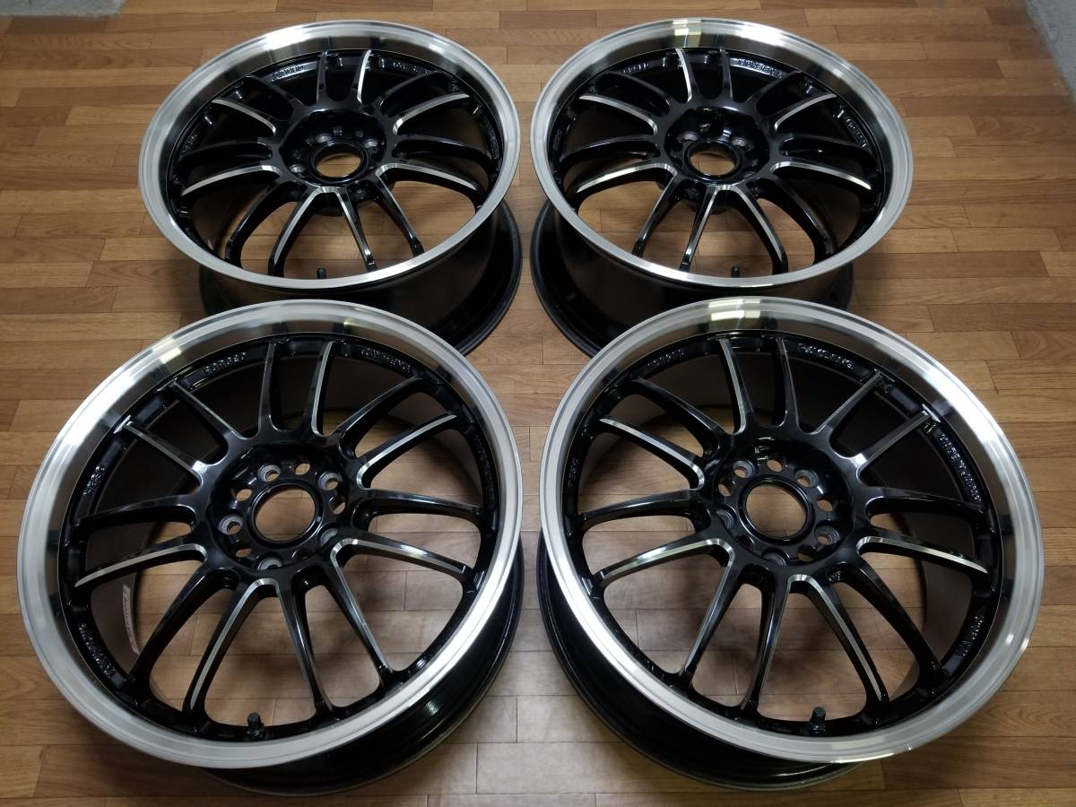 【希少】18インチ 8.5J +52 PCD114.3 RAYS RE30 インプレッサ レヴォーグ WRX STI GRB GVB GRF GVF VAB VAG S4 GDB GDA CE28 TE37 ZE40 G25拍卖