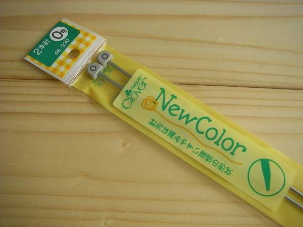 ○gai:nai **№001 ○○ クロバー 編み針 棒針 2本針 0号 長 (約30cm)拍卖