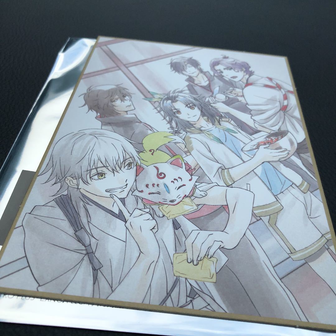 特『刀剣乱舞-花丸-』〜雪月華〜 入場者特典 来場者 特典 色紙風かあど 色紙 非売品 2周目 歌仙兼定 燭台切光忠 鶴丸国永 刀剣乱舞 カード拍卖