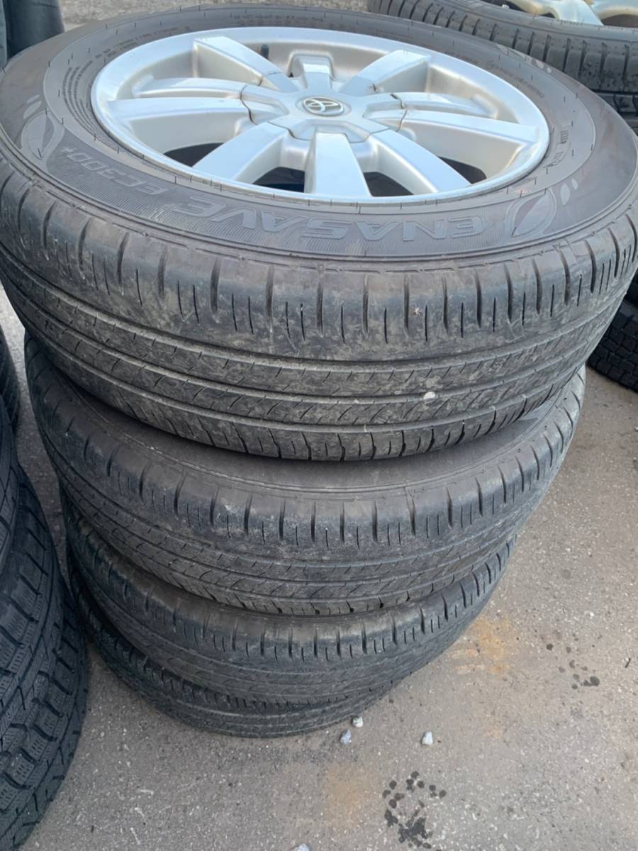 Y693 205/65R16 DUNLOP ダンロップ 2019年 PCD114.3 5H 6.5J +39 4本セット拍卖