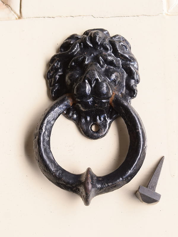 イギリス アンティーク 鋳物製ドアノッカー 10936拍卖