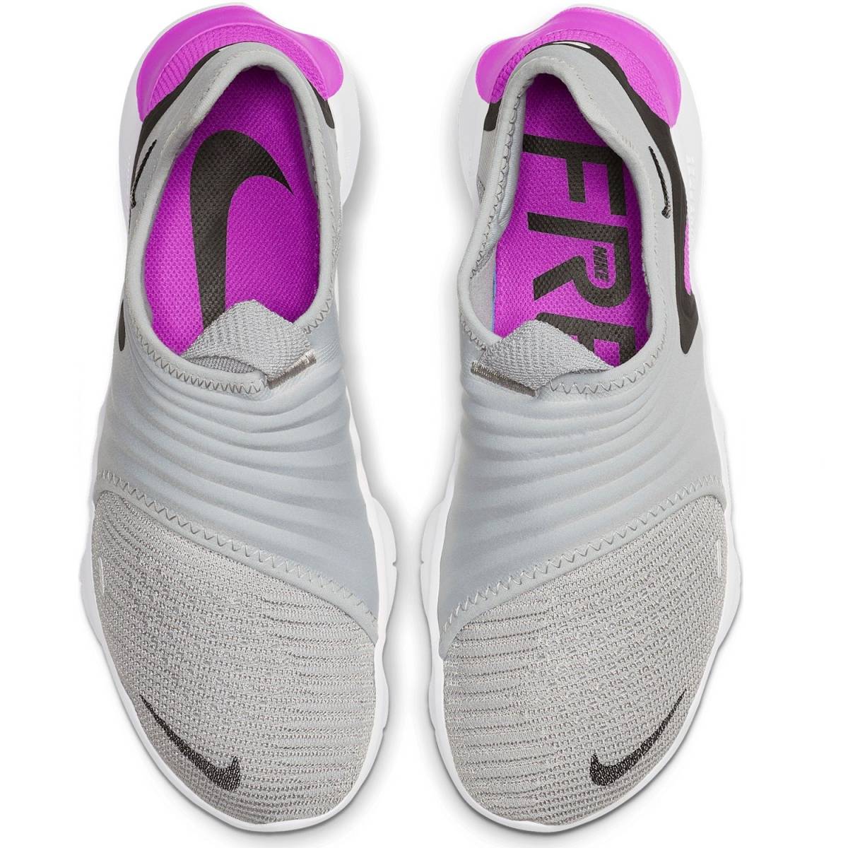 ■ナイキ フリーラン フライニット 3.0 グレー/ブラック/パープル 新品 25.5cm US7.5 NIKE FREE RN FLYKNIT 3.0 ランニング スリッポン拍卖