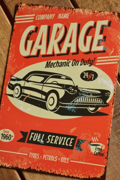 オシャレ・壁掛け プレート 雑貨 ブリキプレート 看板 インテリアに。拍卖