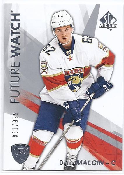 16-17 SP Authentic Hockey Denis Malgin Future Watch /999拍卖
