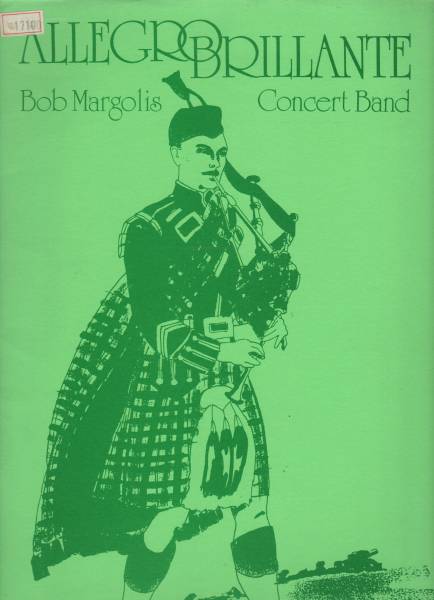 吹奏楽楽譜/ボブ・マーゴリス:アレグロ・ブリランテ/試聴可拍卖