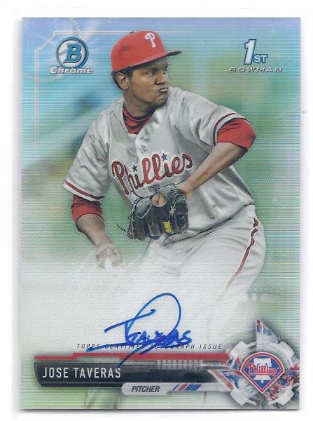 2017 Bowman Chrome Jose Taveras Auto Refractor /499拍卖