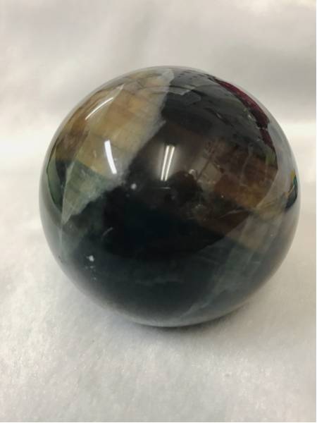 フローライト 268g 直径約5.4cm 天然石 丸玉 パワーストーン ka15拍卖