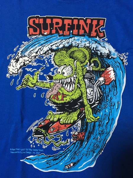 RATFINKラットフィンク Surfink Graphic T-Shirt Sサイズ エドロス拍卖