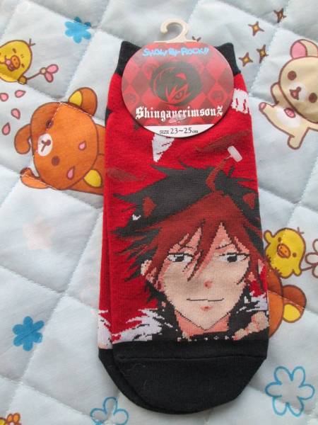 〇新品♪SHOW BY ROCKソックス23~25cm赤〇拍卖