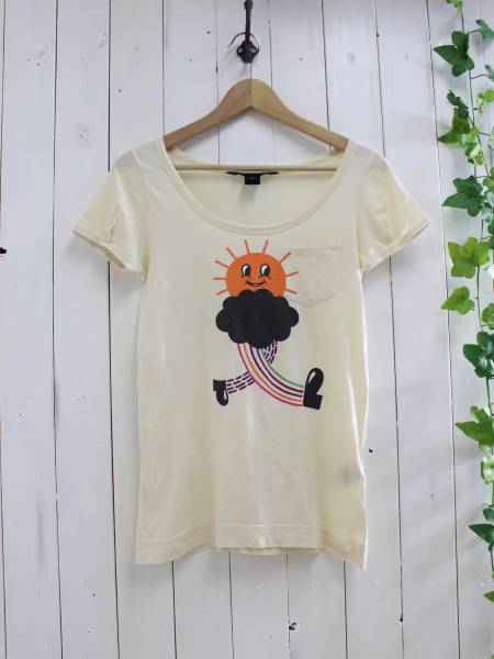 *MARC BY MARC JACOBS マークバイマークジェイコブス*半袖プリントTシャツ XS拍卖
