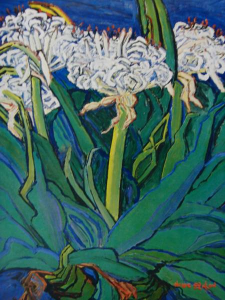 野間仁根、浜木綿、希少画集画、新品額装付、mai拍卖