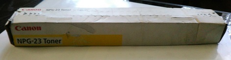 Canon キヤノン NPG-23 イエロー 純正 在庫品 箱つぶれ・汚れあり②拍卖