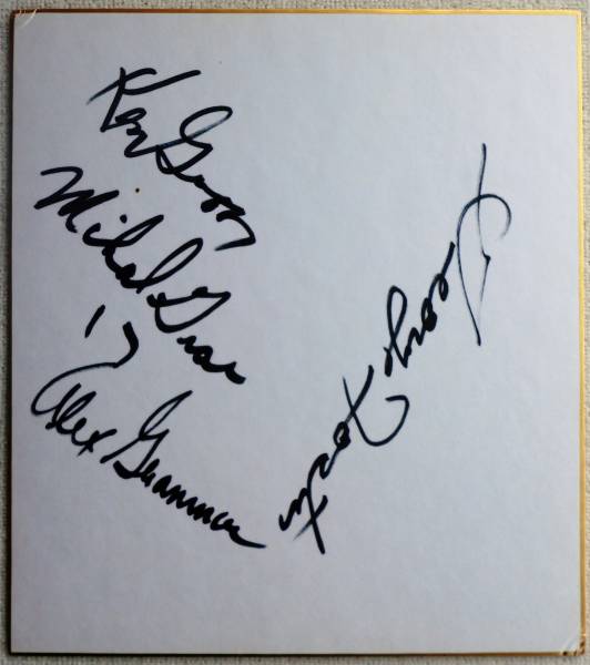 ケン・グリフィー・シニア外野手 ジョージ・フォスター外野手 MVP本塁打王●メジャーリーグ●シンシナティ・レッズ●直筆サイン拍卖