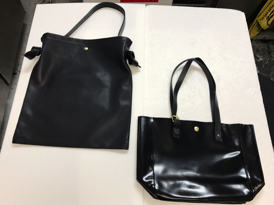 売り切り 2個 まとめて ATTENTION ハンドバック Legato Largo トート バック カバン 未使用 黒 系 セット ブラック レガートラルゴ拍卖