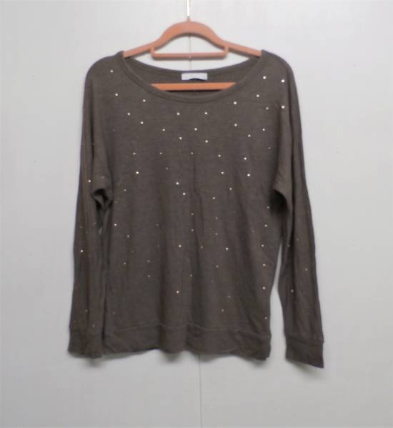 13518 ◆ローリーズファーム スタッズ付き 長袖トップス サイズM拍卖