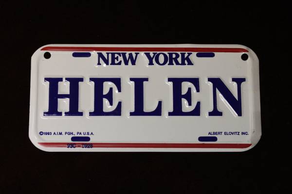 ◆◇アメリカ飾りミニプレート ニューヨーク州 HELEN 152mmx75mm(2)◇◆拍卖