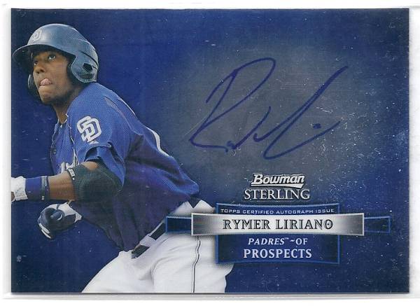 2012 Bowman Sterling Rymer Liriano Auto拍卖