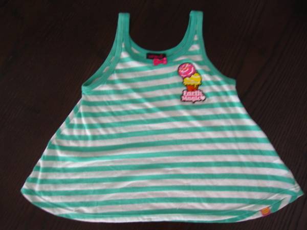 earth magic アースマジック アイスクリームワッペン付きタンクトップ 130 拍卖