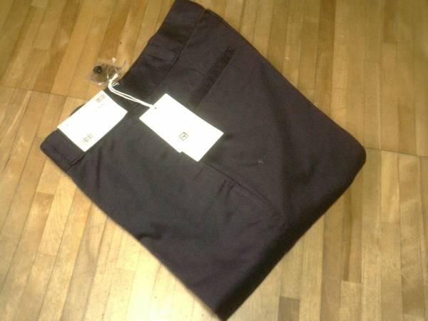 ユニクロU★ノータックチノ 73 ネイビー ルメール拍卖