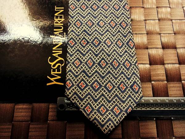 【良品】y7495サンローラン/ネクタイ★拍卖