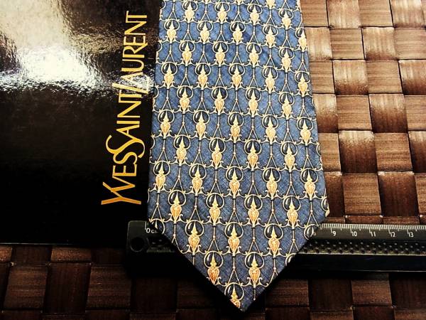 【良品】y7498サンローラン/ネクタイ★拍卖