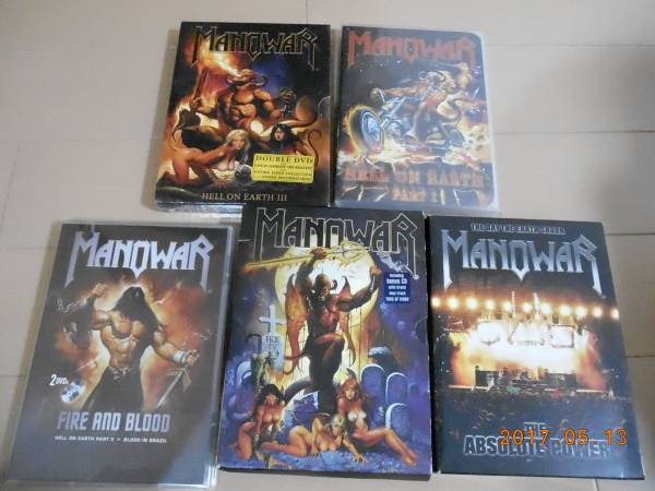 MANOWAR DVD 5タイトルセット 輸入盤拍卖