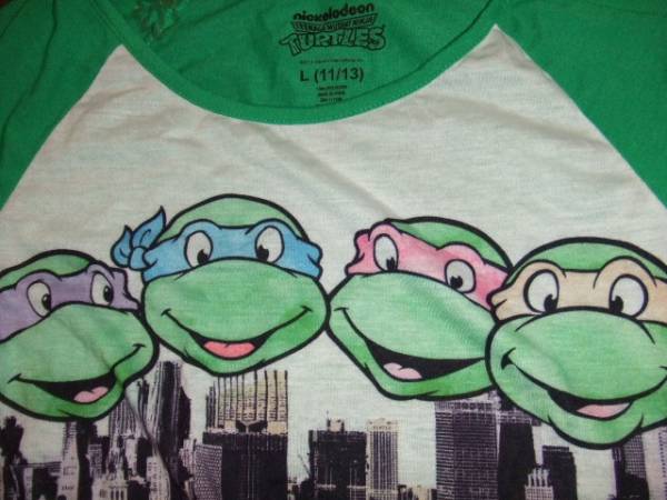 nickelodeon TURTLES(ニコロディオン タートルズ)長袖Tシャツ キッズL(11/13)拍卖