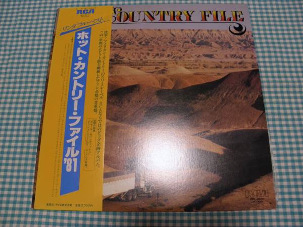 帯有LP■ホット・カントリー・ファイル‘81■美品■P002拍卖
