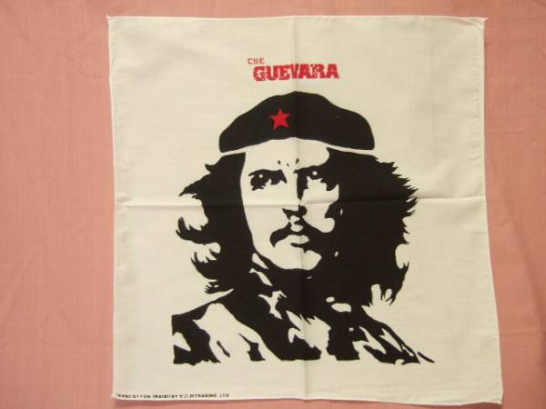 横浜最新 CHE GUEVARA☆バンダナ白 ゲバラ 同梱4枚まで送料180円ξ☆Bξ ξ58s拍卖