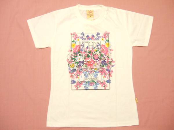 横浜最新 美しい花の楽園Flower♪魅惑のTシャツ白 サイズM, L Bloom 送料無料 ξtsξ ξ11拍卖