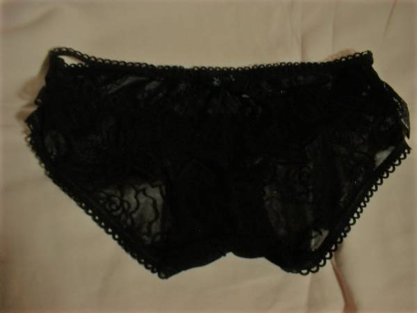 ☆ ショーツ フリー 新品 ヒップハング レース リボン ブラック ☆拍卖