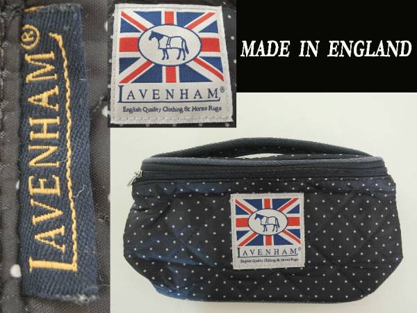 新品未使用 ラベンハム 正規品 イングランド England製 ラベンハム LAVENHAM キルティング ポーチ bag拍卖