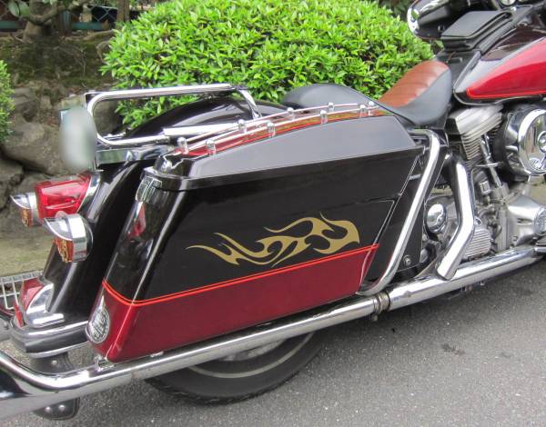 ファイアーパターン ステッカー(2枚セット) タイプC  拍卖