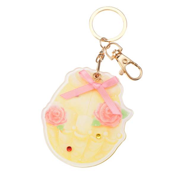 ディズニーストア 美女と野獣(ベル)エッグ ドレス(ミラー付き)キーホルダー・キーチェーン拍卖