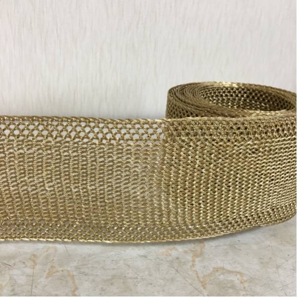 ■G 80mm メタリックトーションテープ 5m巻 編み物 手芸 バッグ ハンドメイド 材料 素材 K■拍卖