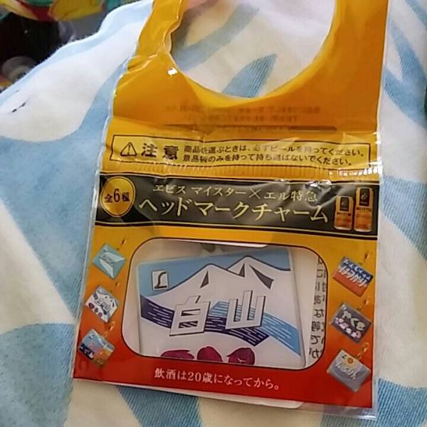 エビス●YEBISU×エル特急●ヘッドマークチャーム●白山拍卖