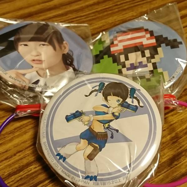 a 即決あり でんぱ組.inc 缶バッジ プライズ 藤咲彩音 ピンキー 三種セット拍卖