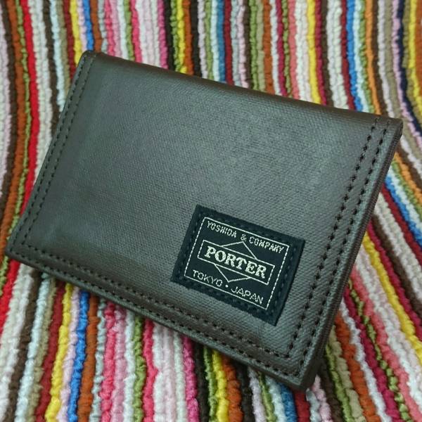 美品中古 吉田かばん PORTER ポーター パスケース チョコ 314拍卖