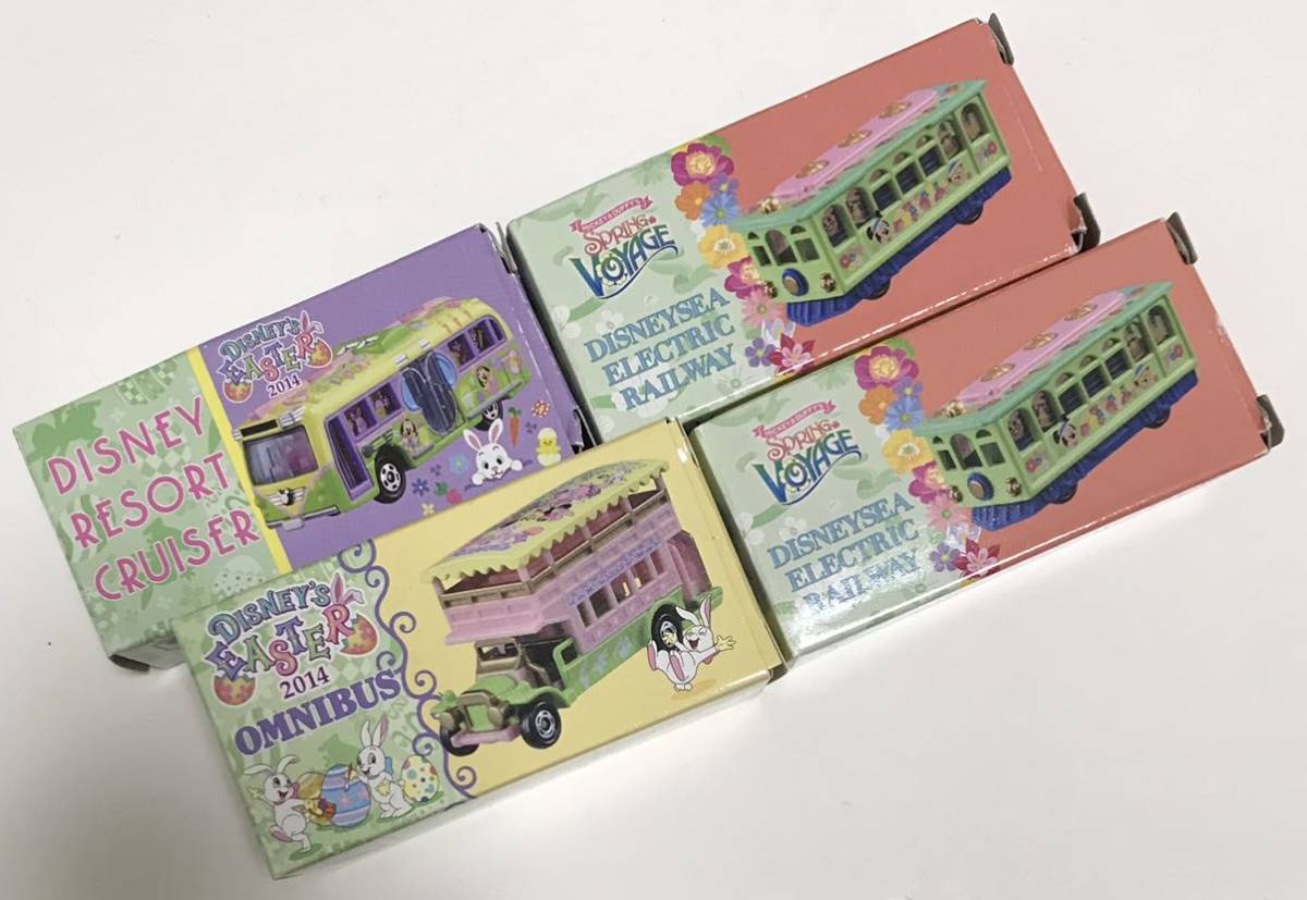 未使用 ディズニーリゾートクルーザー オムニバス ディズニーシー・エレクトリックレールウェイ イースター2014 ディズニートミカ TDR拍卖