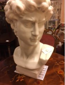アンティーク調カッコいいホワイト男性像ホワイトアポロ像ホワイト神話の像拍卖