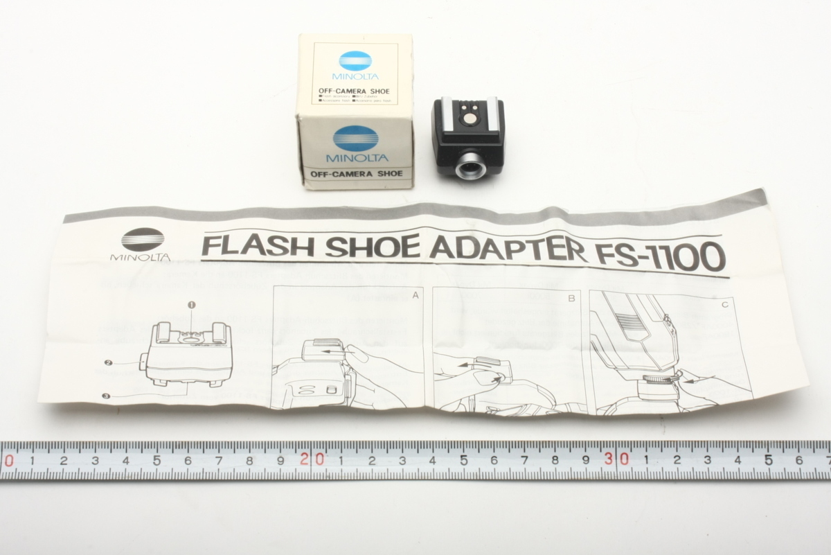 ※ ミノルタ ガンカプラー オフシューアダプター FS-1100 Minolta Off shoe adapter H0809拍卖