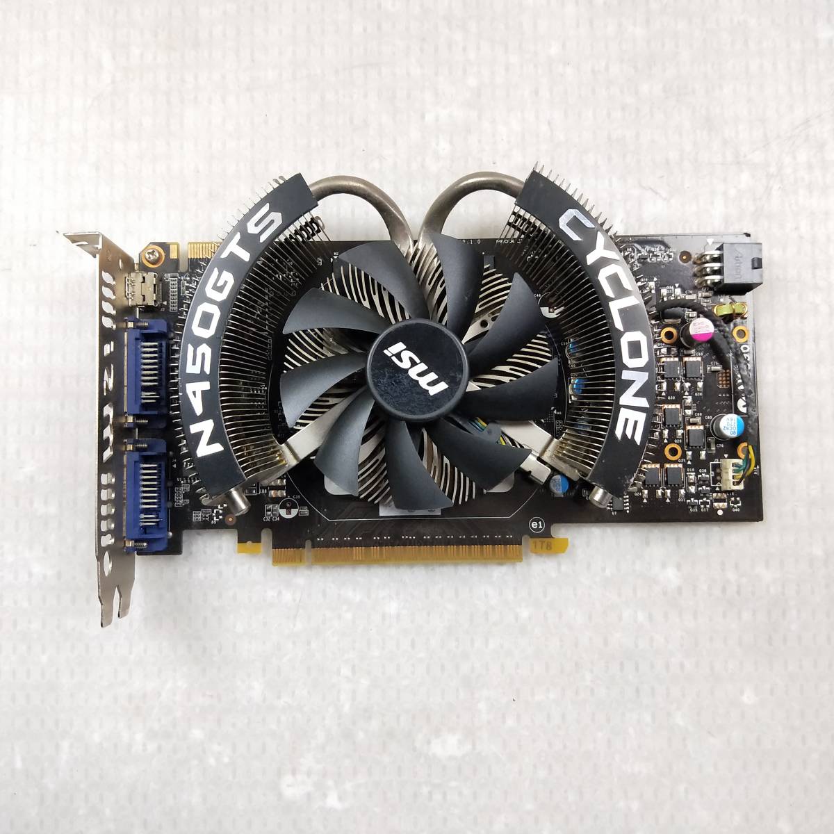 【中古パーツ】MSI N450GTS MiniHDMI/DVI/DVI グラフィックポード /ビデオカード PCI-E ■XK751-2拍卖