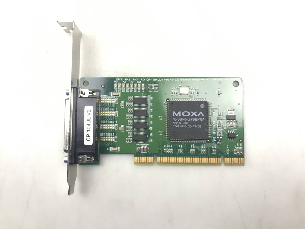 【中古パーツ】CP-104UL 4 Port RS-232 Universal Low profile PCI■98-57拍卖