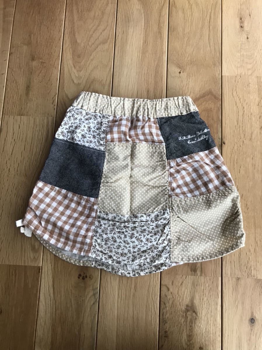 ラグマート R.M.Mono パッチワーク スカート 90センチ 女の子拍卖