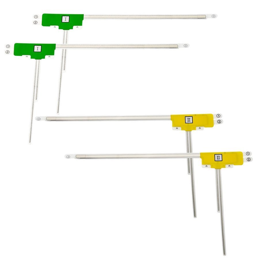 アルパイン TUE-T440 カーナビ フィルムアンテナ 両面テープ付き 地デジ ワンセグ フルセグ対応 L型 左右2セット L字型拍卖