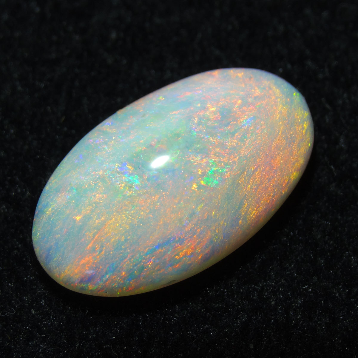 【七色】天然オパール ルース 約2.8ct 大粒 オーストラリア産 ライトニングリッジ産 品番:2005071拍卖