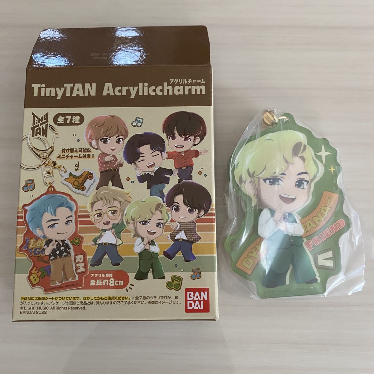 新品未使用 Tinytan タイニータン アクリルチャーム V テテ BTS 防弾少年団 送料無料 キーホルダー拍卖