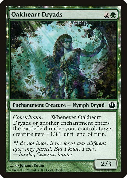 MTG ■緑/英語版■《樫心のドライアド/Oakheart Dryads》★FOIL★ ニクスへの旅 JOU拍卖
