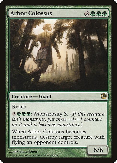 MTG ■緑/英語版■《高木の巨人/Arbor Colossus》★FOIL★ テーロス THS拍卖
